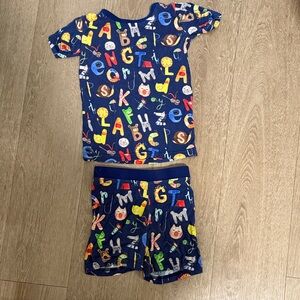 Little Sleepies Alphabet Friends Pajama Set